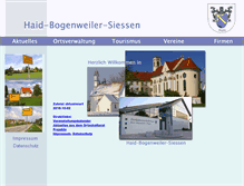 Tablet Screenshot of bogenweiler.de